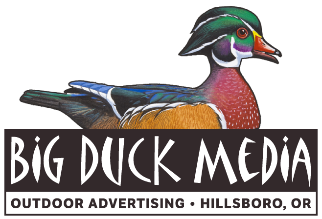 Big Duck Media Logo with outlines